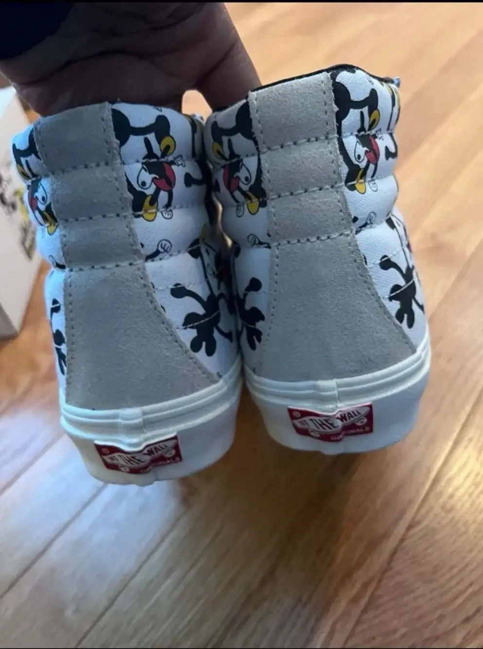 Vans x Disney Mickey 90th Geoff McFetridge Sk8-Hi LX White